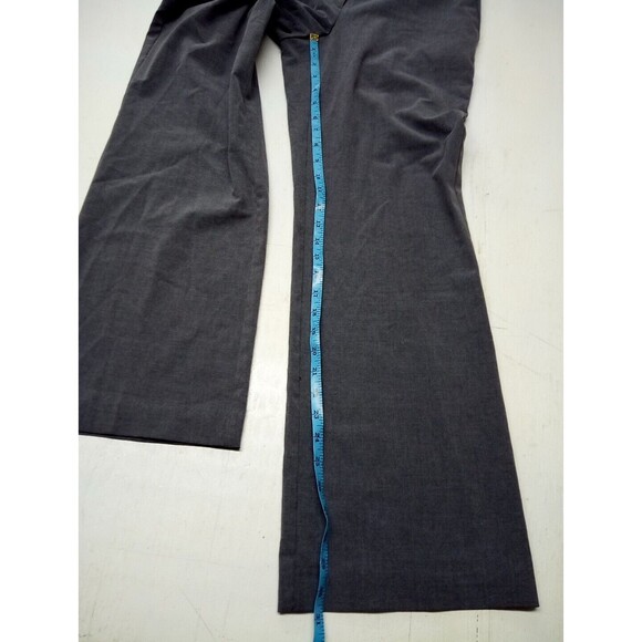 Worthington Works Stretch Dress Pants Size 4 Gray w/ Faux Back Pockets VGUC - Picture 2 of 5